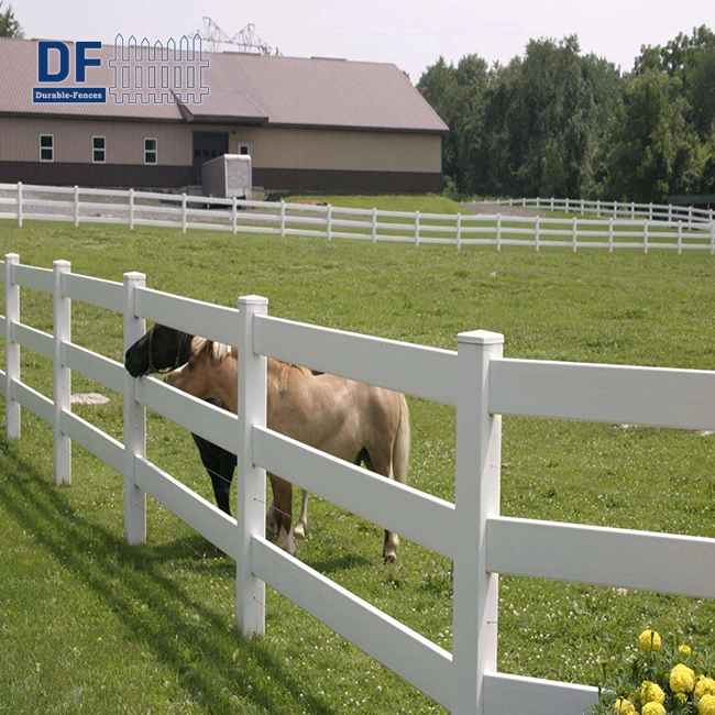 3 Rail Vinyl Fencing